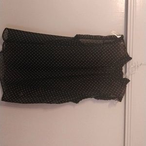 Who What Wear Brand Sleeveless Black High Neck Blouse XXL